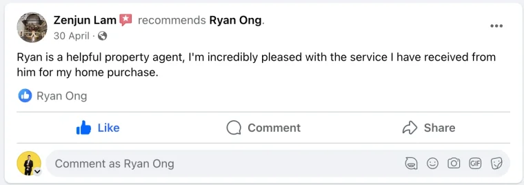 客戶 Facebook 五星好評