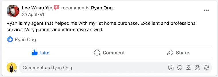 客戶 Facebook 五星好評